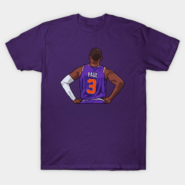 Chris Paul Back-To T-Shirt by rattraptees